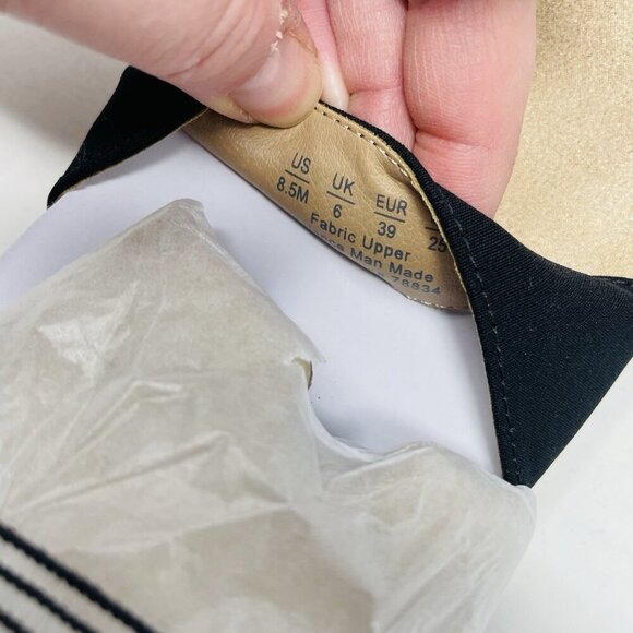 Lifestride Womens 8.5M Zing Round Open Toe Wedge Slingback Sandals in Black $69 - Picture 6 of 9